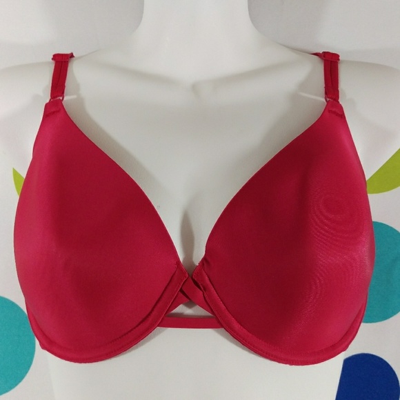 Victoria Secret 34D Red Full Coverage Bra - Picture 1 of 5